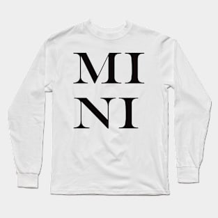 Mi-Ni Shirt love and peace Long Sleeve T-Shirt